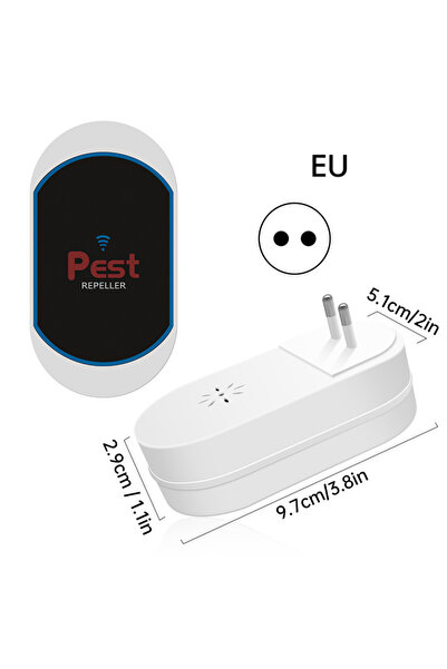 choice2 EU plug Ultrasonic Mosquito Repellent Lamp Rodent Repellent Device Ho...