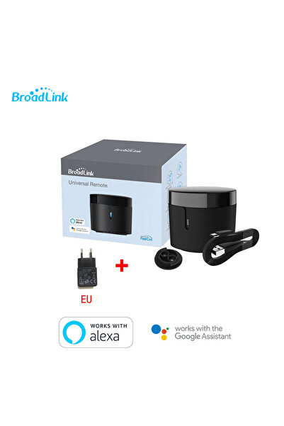 Choice3 جهاز تحكم عن بعد RM4 mini EU Broadlink RM4 Mini WiFi IR يعمل مع أجهزة...