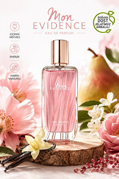 Yves Rocher Enerjik Çiçeksi Meyveli Vanilyalı Vegan Kadın Parfümü 50ml