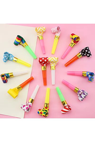 Choice mixed color 40pcs 40PC Funny Blowouts Whistles Kids Birthday Party Fav...