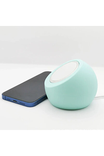 Choice green Magnetic Wireless Charging Desk Ball Shape Silicone Holder Stand...