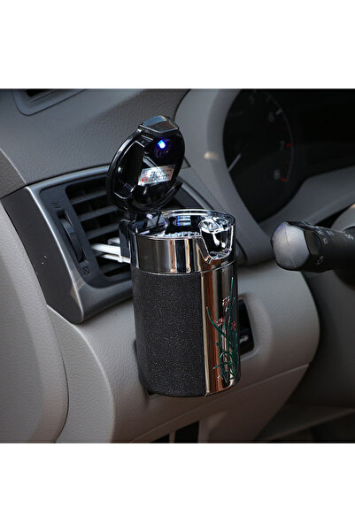 Choice black CHIZIYO Newest Car Portable Cigar Cigarette Ashtray Smokeless Ca...