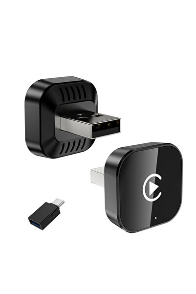 Choice4 2in1 Carplay Box D New Super Mini Carplay AI Box Wired to Wireless Ca...