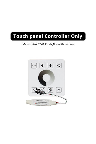 Choice touch panel control WS2811 Running Water Led Strip SPI Controller Touc...