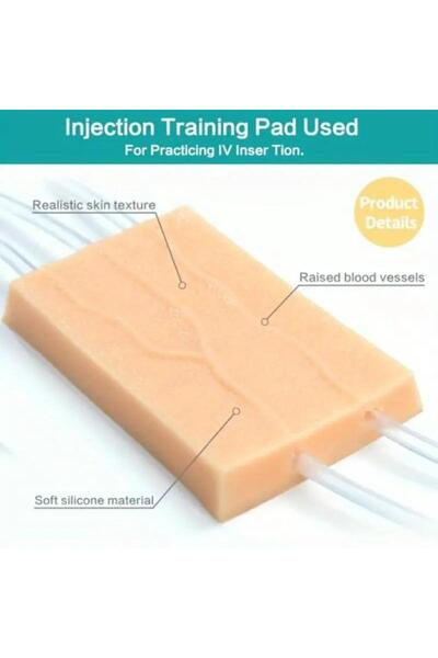Choice Silicone Injection Practice Pad Blood Recovery Kit Medical Student Nur...
