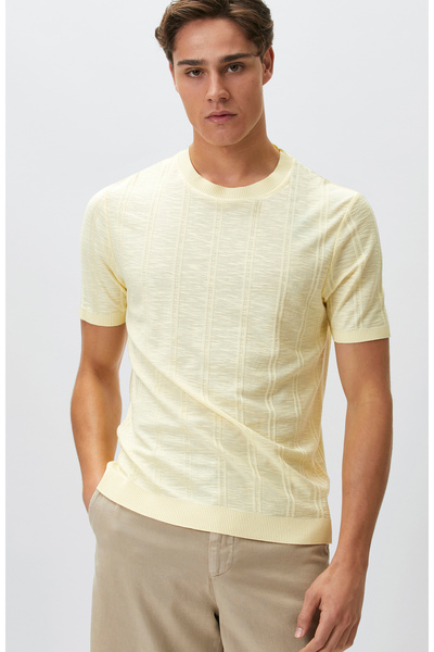Network Sarı Desenli T-shirt