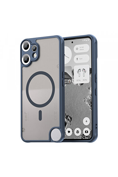 NOTHING Husa MagSafe pentru CMF Phone 2 Pro, Techsuit, HaloFrost II, Bleumarin