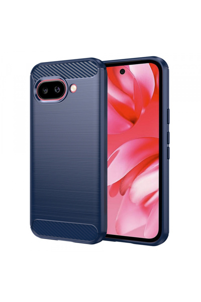 Google Husa pentru Pixel 9a, Techsuit, Carbon, Albastra