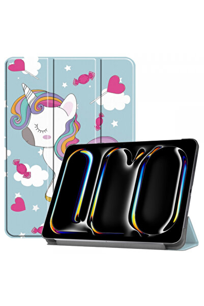 Apple Husa pentru iPad Pro 11 (2024), Techsuit, FoldPro Unicorn, Multicolor