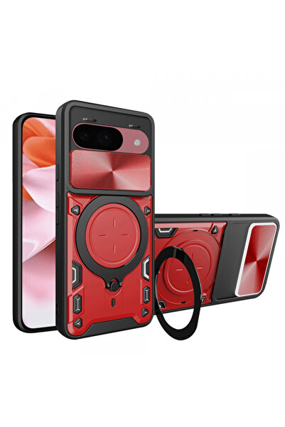 Google Husa pentru Pixel 9 / 9 Pro, Techsuit, CamGuard Pro, Rosie