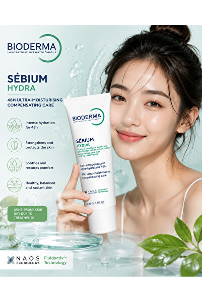 Bioderma Sebium Hydra Cream Moisturizing Cream 40 ml
