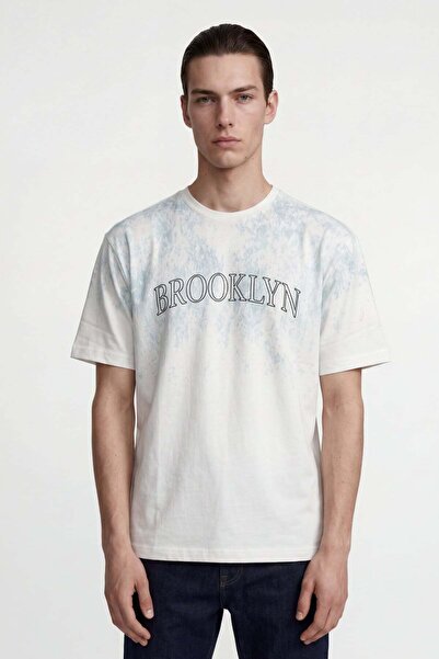 HAKKE Men's Brooklyn Printed Oversize T-Shirt