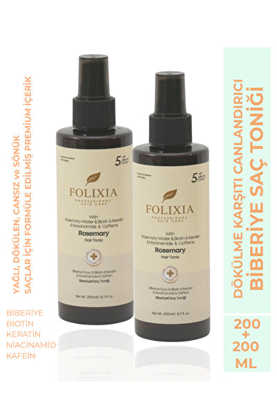 Folixia منشط الريحان المغذي المضاد للتساقط، خاص للشعر الضعيف والغير نابض بالح...