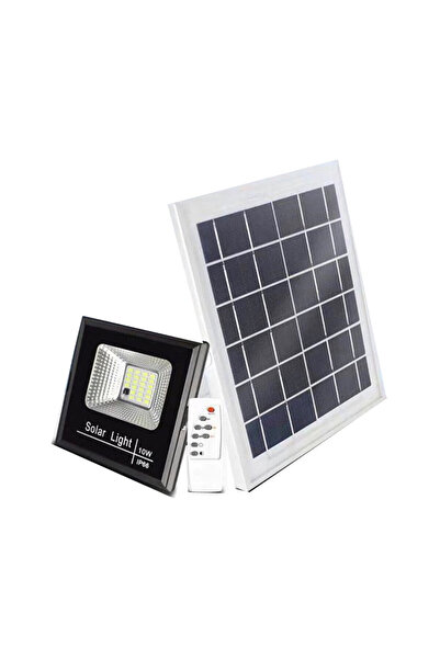 Jortan Ηλιακός προβολέας LED 10W 2000LM με πάνελ και τηλεχειριστήριο JT-BJ10W