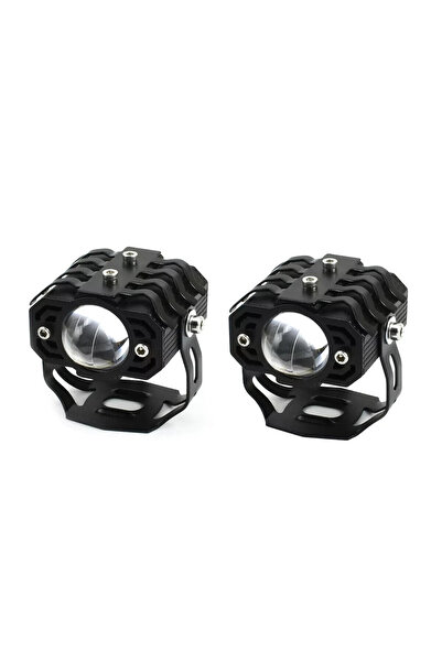 OEM Universal Προβολάκια Αλουμινίου Μοτοσυκλέτας 40W Λευκού, Κίτρινου Φωτισμο...