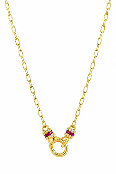 Sense of Atelier Alessia Kilit Necklace-Fuchsia
