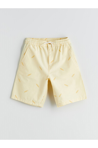 LC Waikiki Nevavm Boys' Shorts with Elastic Waist and Contrast Trim