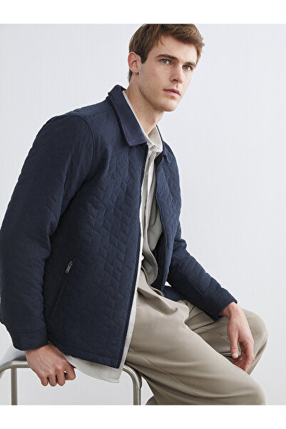 LC Waikiki Nevavm Farkıyla Southblue Navy Blue Suede Patterned Standard & Reg...