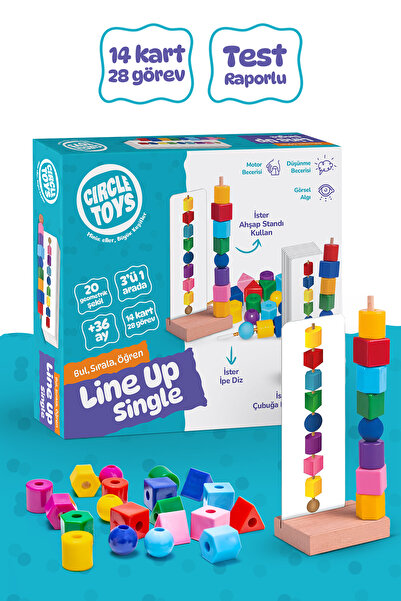 Circle Toys Lineup Single Bul Sırala Ögren - Montessori Tek Oyuncu