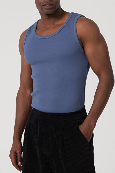 gamaro Men's Halter Neck Combed Cotton Camisole Fitted Molded Ribbed Sportsma...