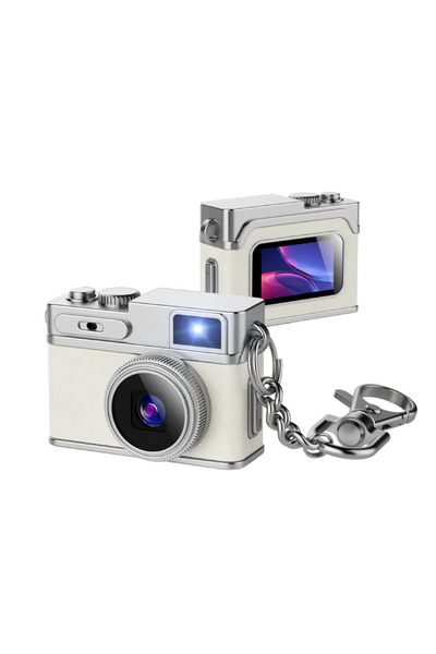 Choice1 NO TF CARD G1 White 1080P HD Retro Mini Camera Thumb Camera Wearable ...