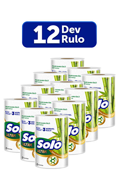 Solo Ultra Dev Rulo Kağıt Havlu (1=3) 12'li