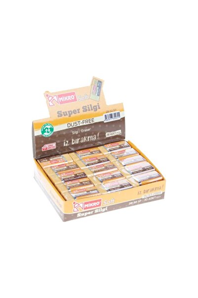 ŞAHİN KIRTASİYE Micro Eraser 2B-30 Spiral Super Soft 30-Pack