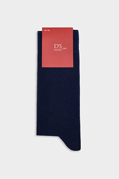 D'S Damat Βαμβακερές κάλτσες Ds Damat Navy Blue