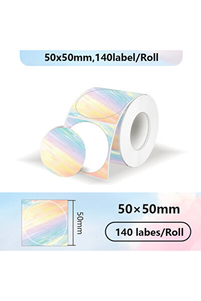 Choice27 50x50 pattern Phomemo Gradient Adhesive Label 50x50mm Suitable for M...