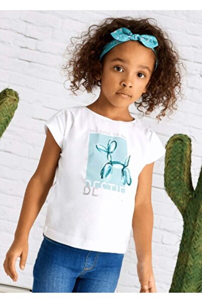 MAYORAL Girl's 3009 Printed Headband and T-Shirt Gkm0208