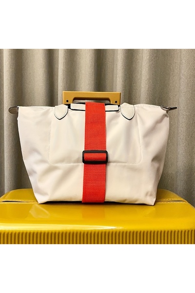 Choice1 Red Luggage Elastic Strap, Versatile Reusable Strap, Travel Simple Su...