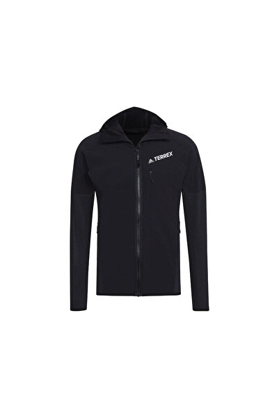 adidas Blazer de vânt cu glugă Techrock Flooce Wind