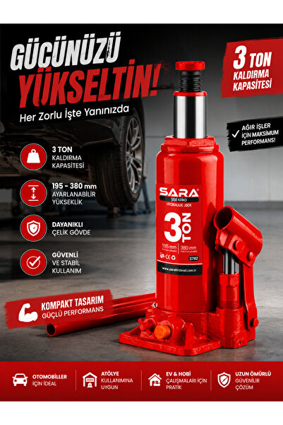 SARA M&İ LİFE Şişe kriko