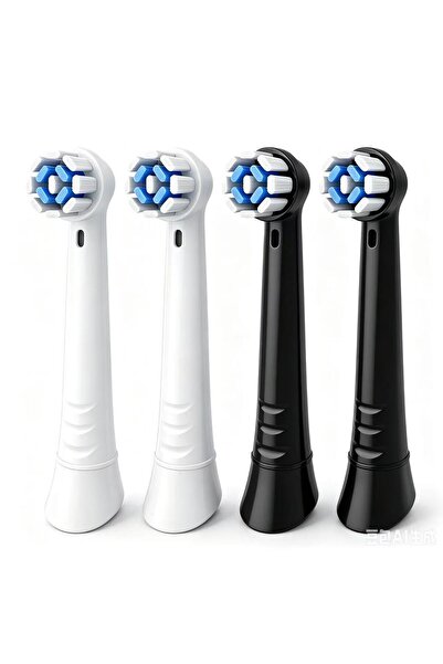Choice10 2Black 2White Replacement Toothbrush Brush Heads Compatible with Ora...
