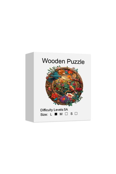 Choice1 L Birds Wooden Puzzle for Jigsaw Lover, Uniquely Irregular Animal Sha...
