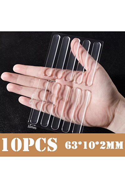 Choice1 وسادات سيليكون لاصقة غير مرئية لحماية الأبواب والخزائن والجدران والأثاث.