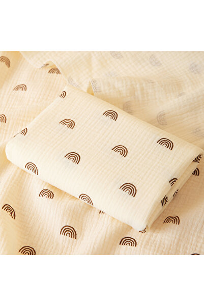 Choice3 80 by 80cm Small Rainbow 1 Piece of Baby Double-Layer Swaddle Blanket...