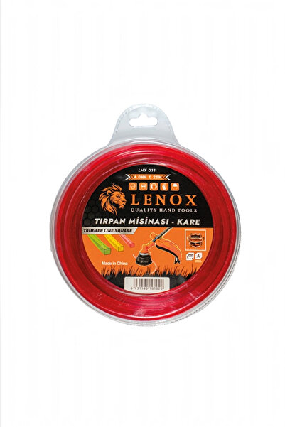Lenox Tools Tırpan Misinası Kare 4 mm 29 Metre Kalın Misina Ot Biçme Çim Kesm...