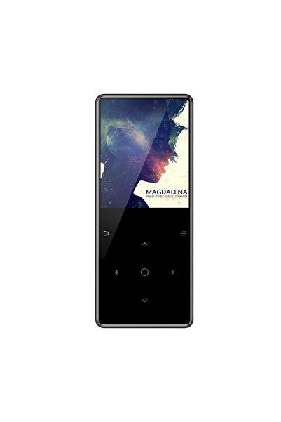 Choice مشغل MP3 أسود بسعة 16 جيجابايت، عالي الجودة، مصنوع من الألومنيوم، مزود...