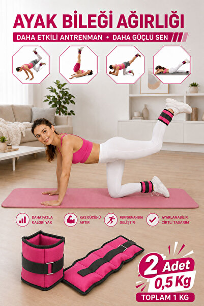 Spor Byfit 0.5 كجم فوشيا، وزن مريح لليد والقدم