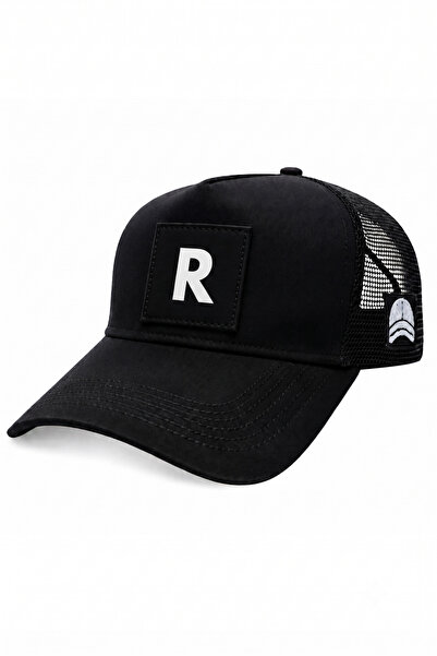 all hats قبعة بيسبول شبكية مزينة بحرف R