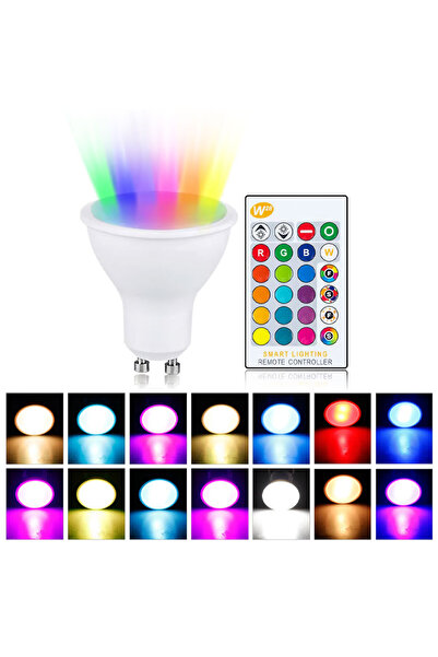 Choice RGB white GU10 LED Light Bulb RGBW RGBWW 10W RGB Lamp Dimmable GU10 Sp...