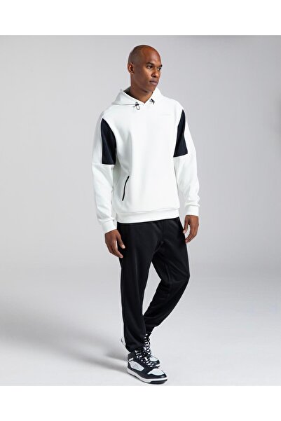 Kappa Logo Egru Erkek Gri Regular Hoodie