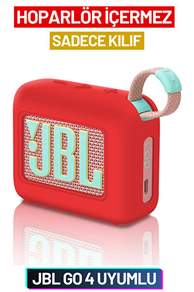 EWEC JBL Go 4 Uyumlu Koruyucu Silikon Kılıf - Darbe Emici, Yıkanabilir, Toz G...