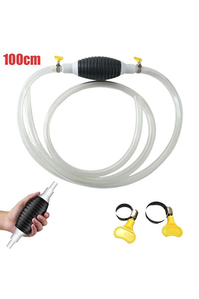 Choice 1m Hand Fuel Pump Car Fuel Tank Sucker Oil Transfer Fuel Pump Petrol D...