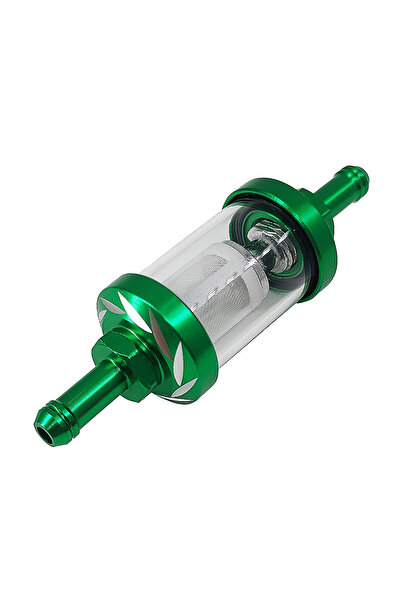 Choice1 Green 8mm CNC Motorcycle Gas Fuel Oil Filter Moto Accessories For ATV...