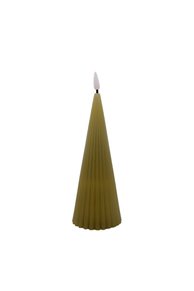 Yargıcı Led Pilli Plastik Mum (7x16 cm)