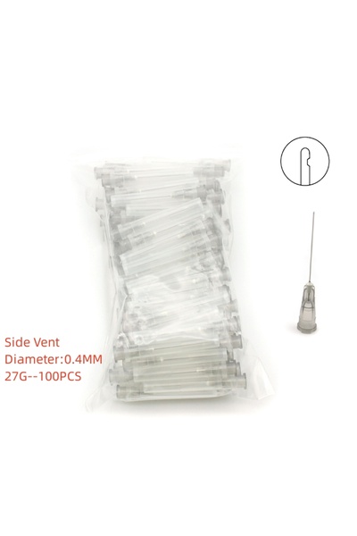 Choice8 27G 100pcs Side hole 100Pcs Dental Endo Irrigation Needle Tip 25G/27G...