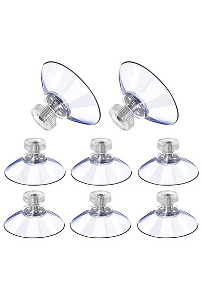 Choice 32mm 5pcs 5pcs 32/41/53mm Round Strong Transparent Suction Cups with S...