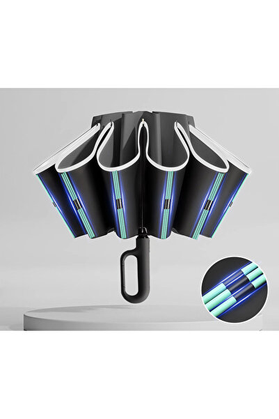 Choice Black 60K Buckle Men Women Umbrella Fully Automatic Reverse Folding Um...
